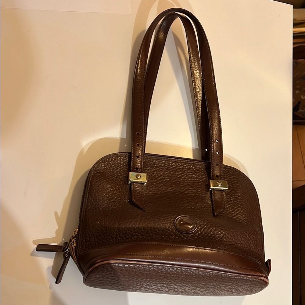 Dooney & Bourke Designer Brown Leather Handbag